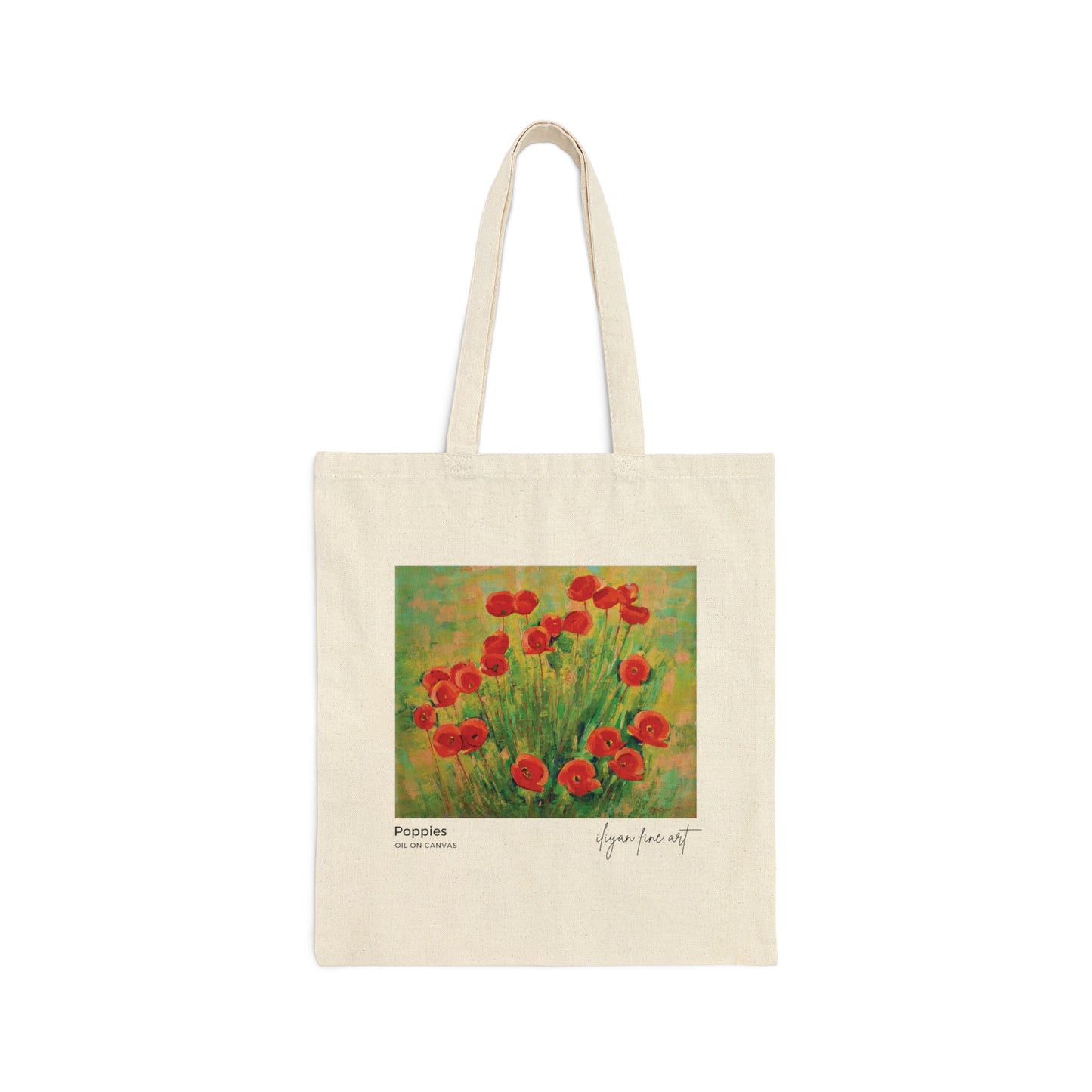 Canvas Tote Bag - Poppies