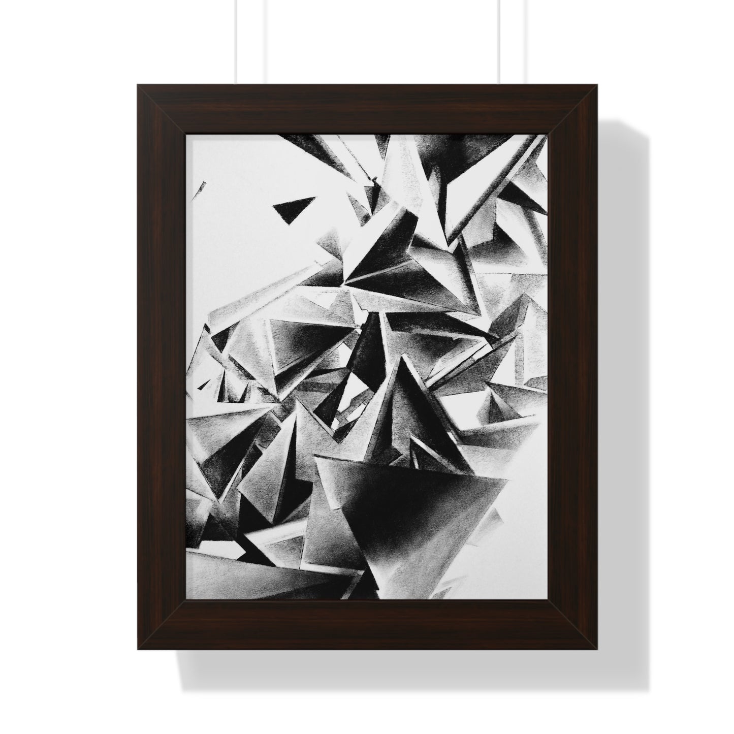 Whirlstructure III - Framed Vertical Poster