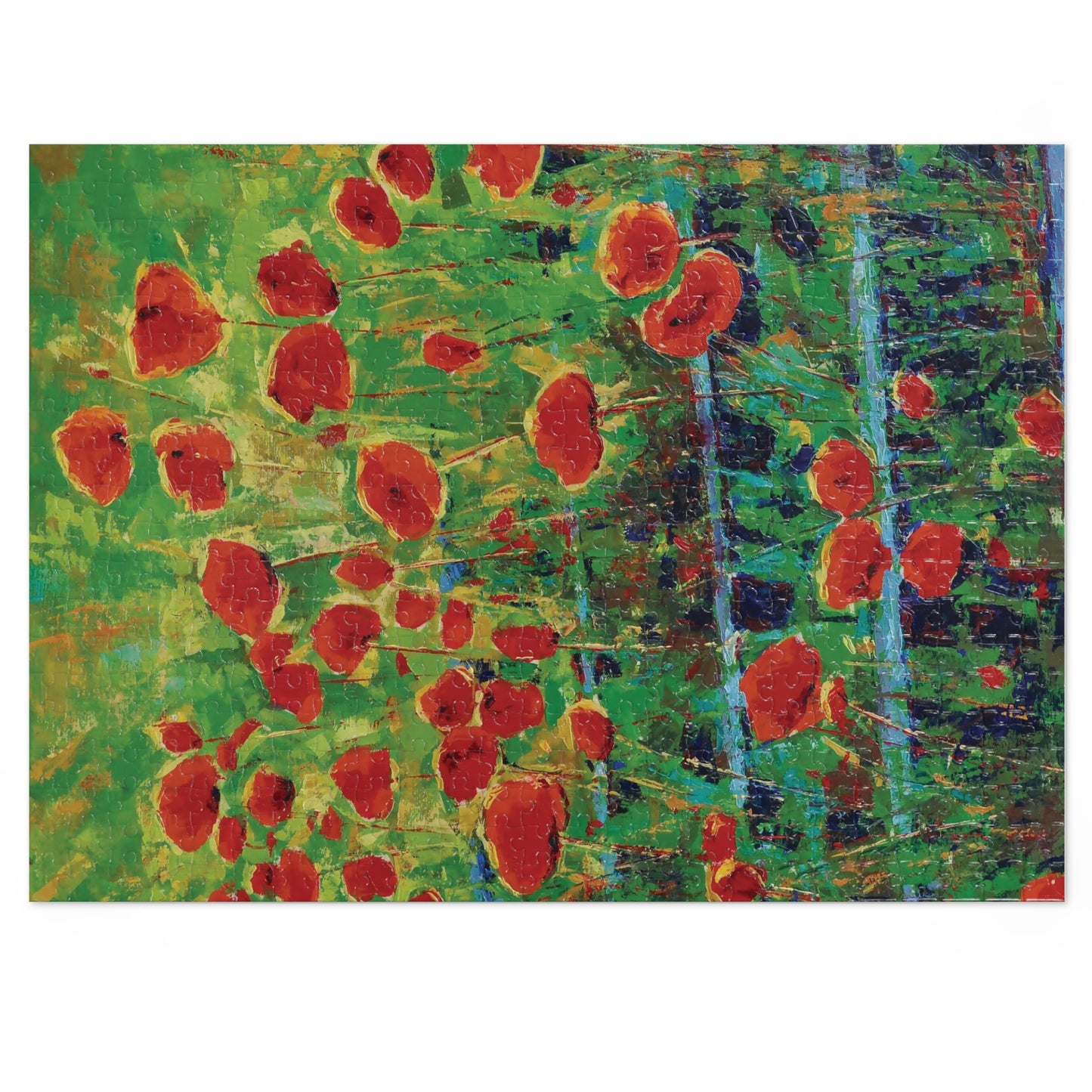 Jigsaw Puzzle - Poppies and Traverses I