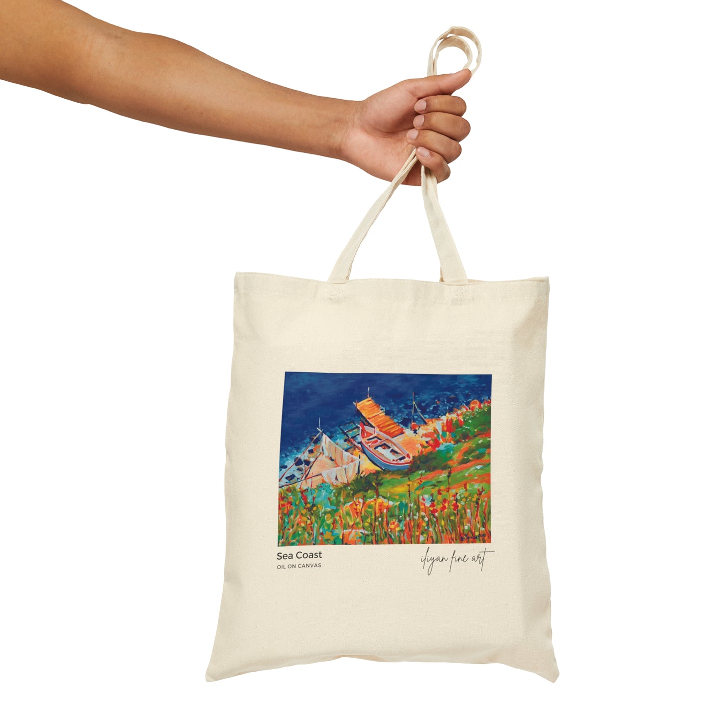 Canvas Tote Bag - Sea Coast