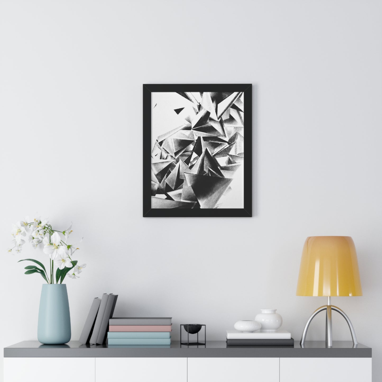 Whirlstructure III - Framed Vertical Poster