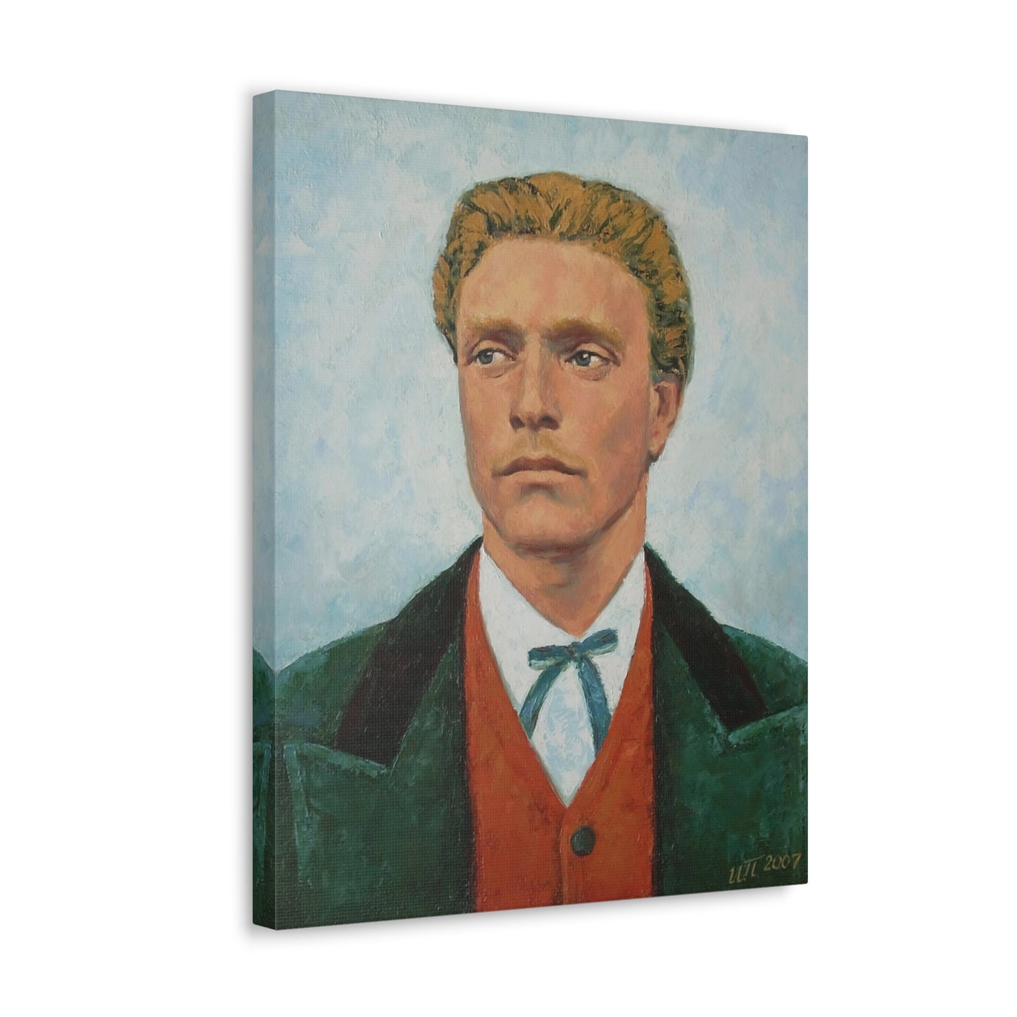 Portrait of Vasil Levski - Canvas Print