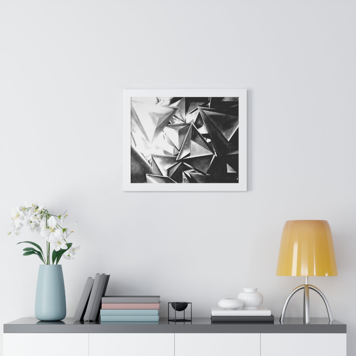 Structure Invasion - Framed Poster Print