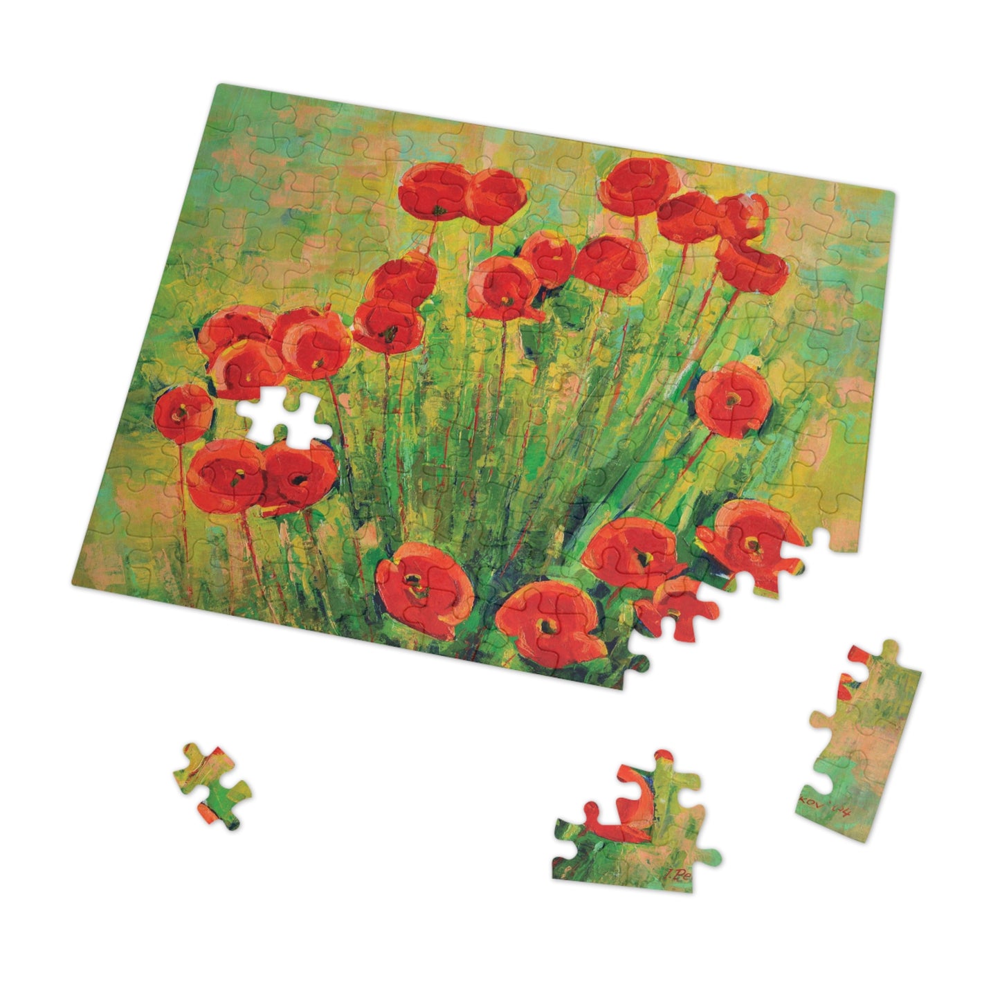 Jigsaw Puzzle - Poppies