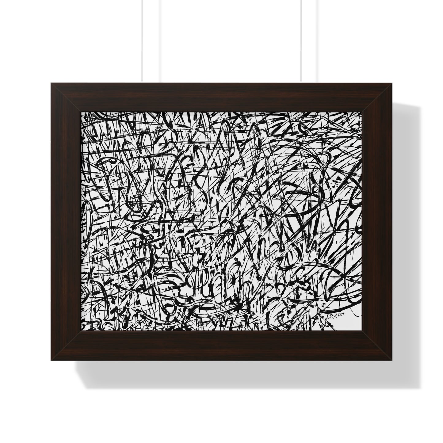 The Last Letter of Suleiman III - Framed Satin Poster Print