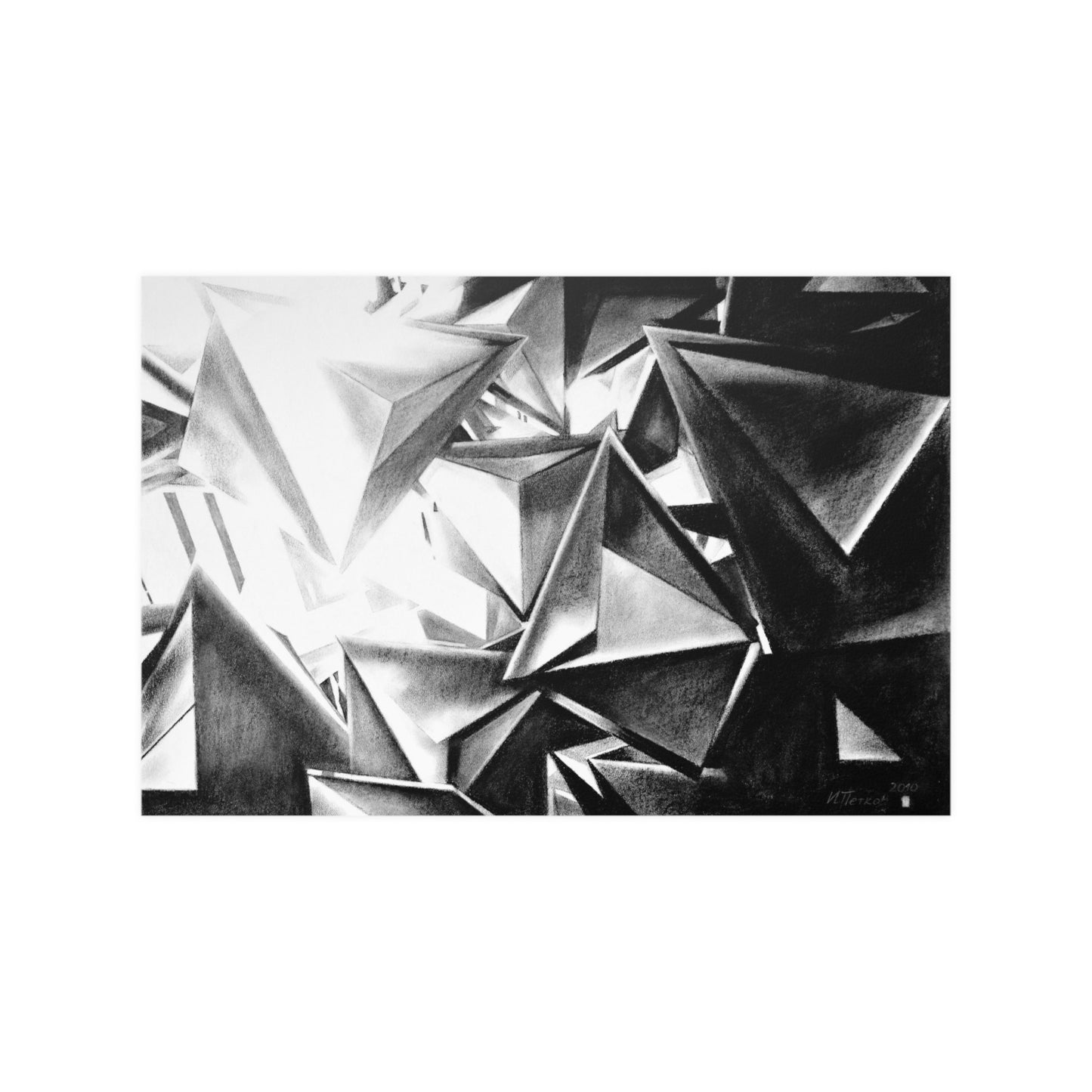 Structure Invasion - Unframed Satin Poster Print