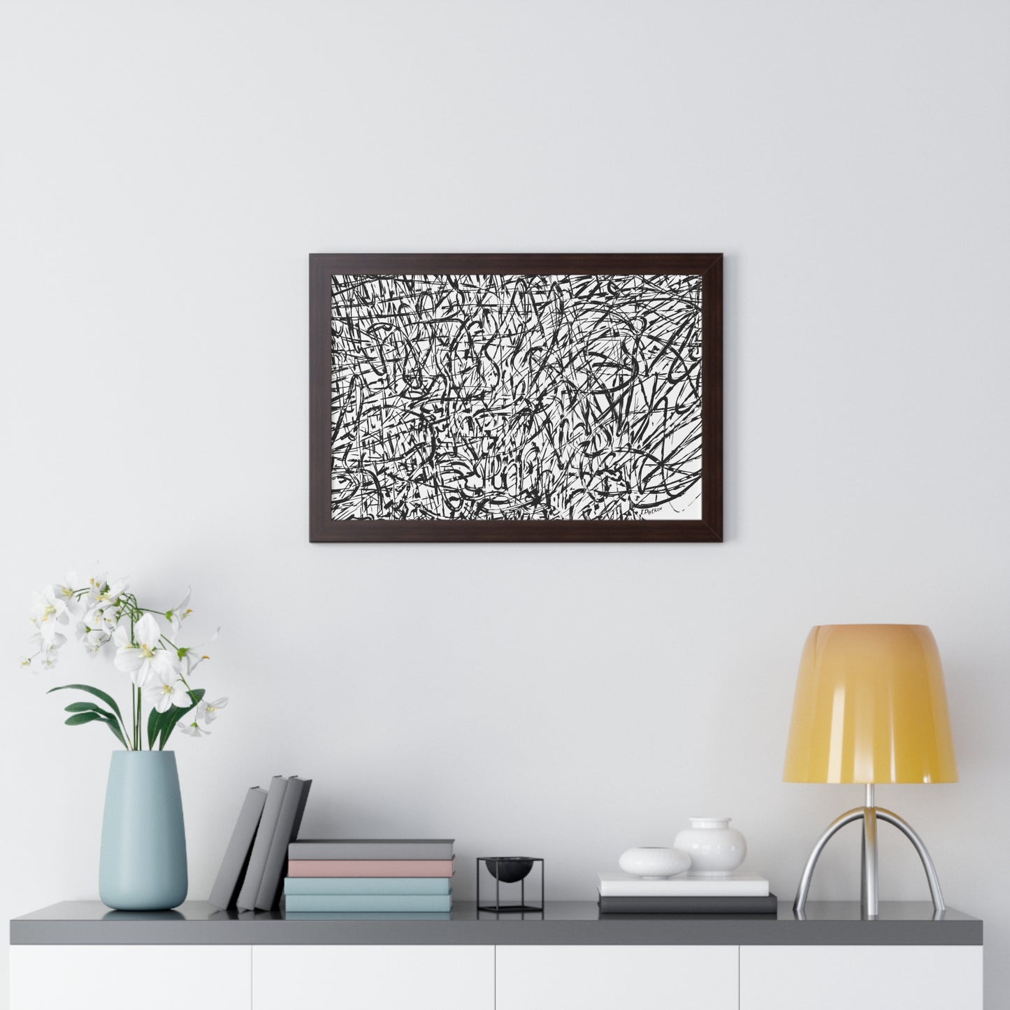 The Last Letter of Suleiman III - Framed Satin Poster Print