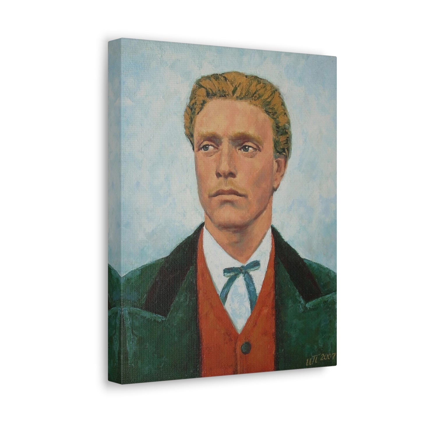 Portrait of Vasil Levski - Canvas Print