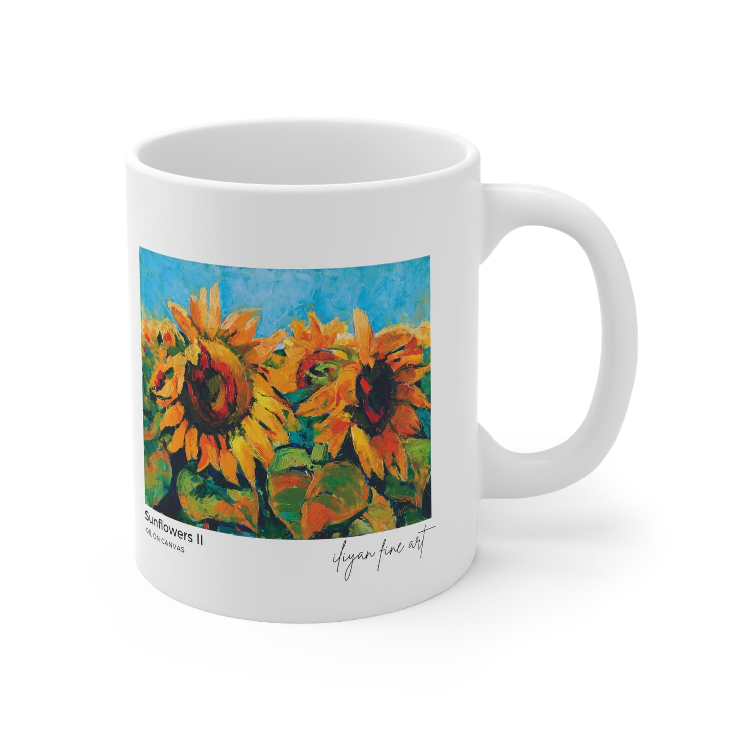 Ceramic Mug 11oz - Sunflowers