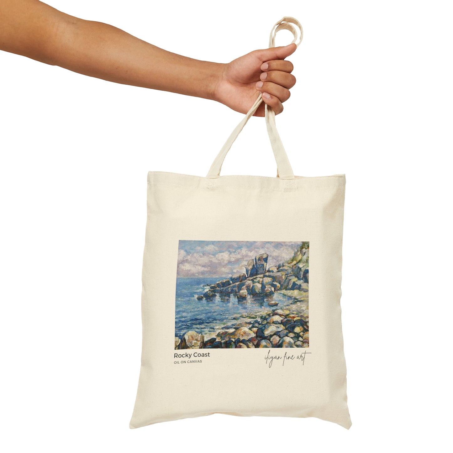 Canvas Tote Bag - Rocky Coast