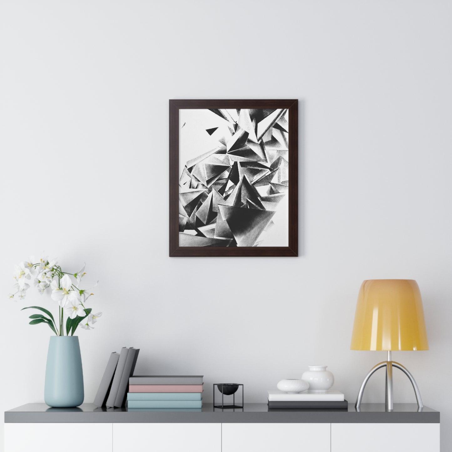 Whirlstructure III - Framed Vertical Poster
