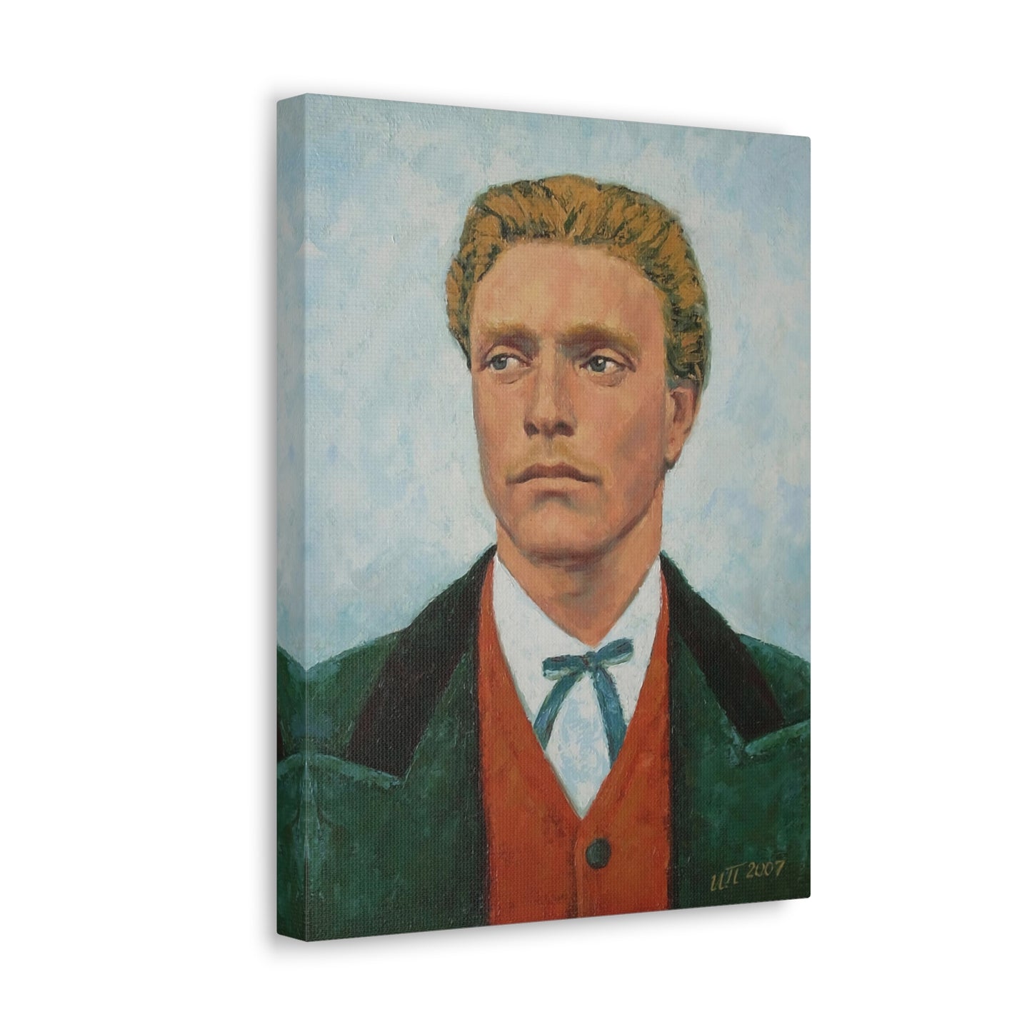 Portrait of Vasil Levski - Canvas Print