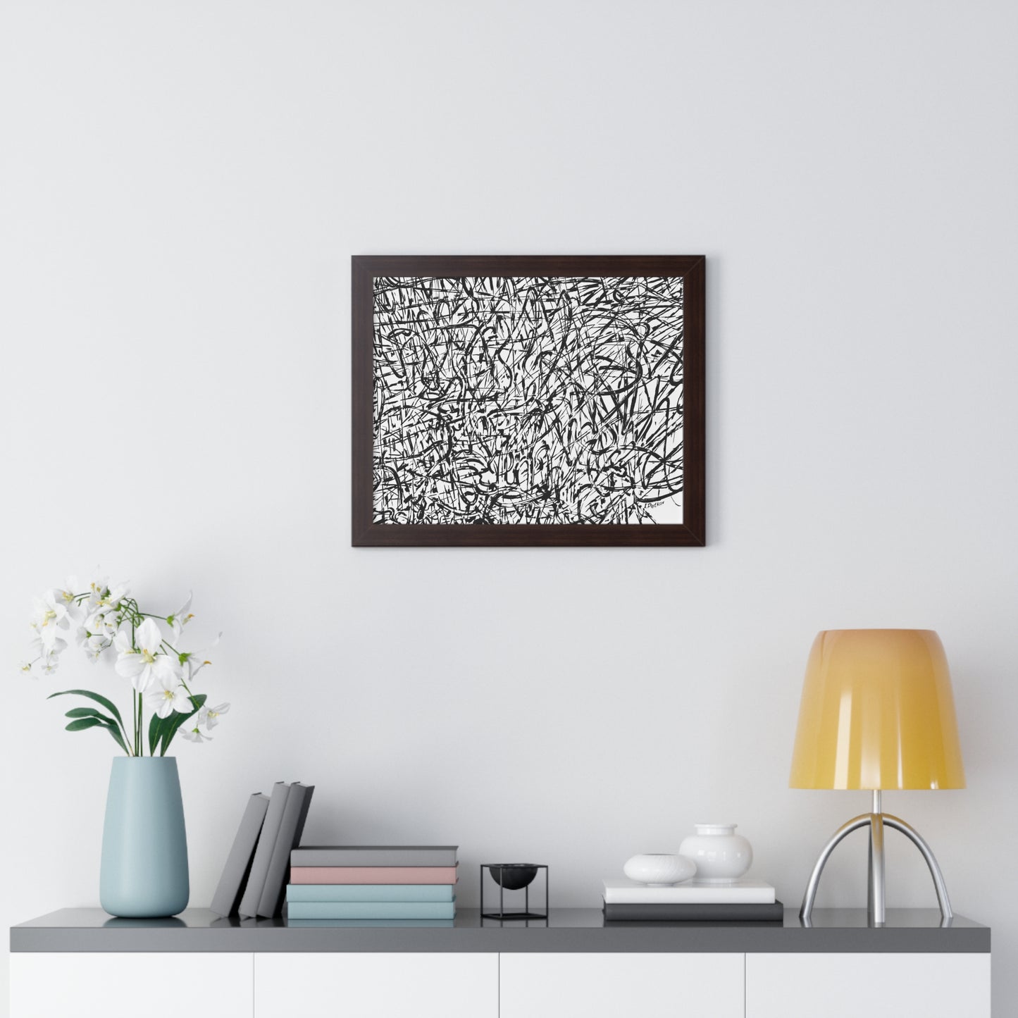 The Last Letter of Suleiman III - Framed Satin Poster Print