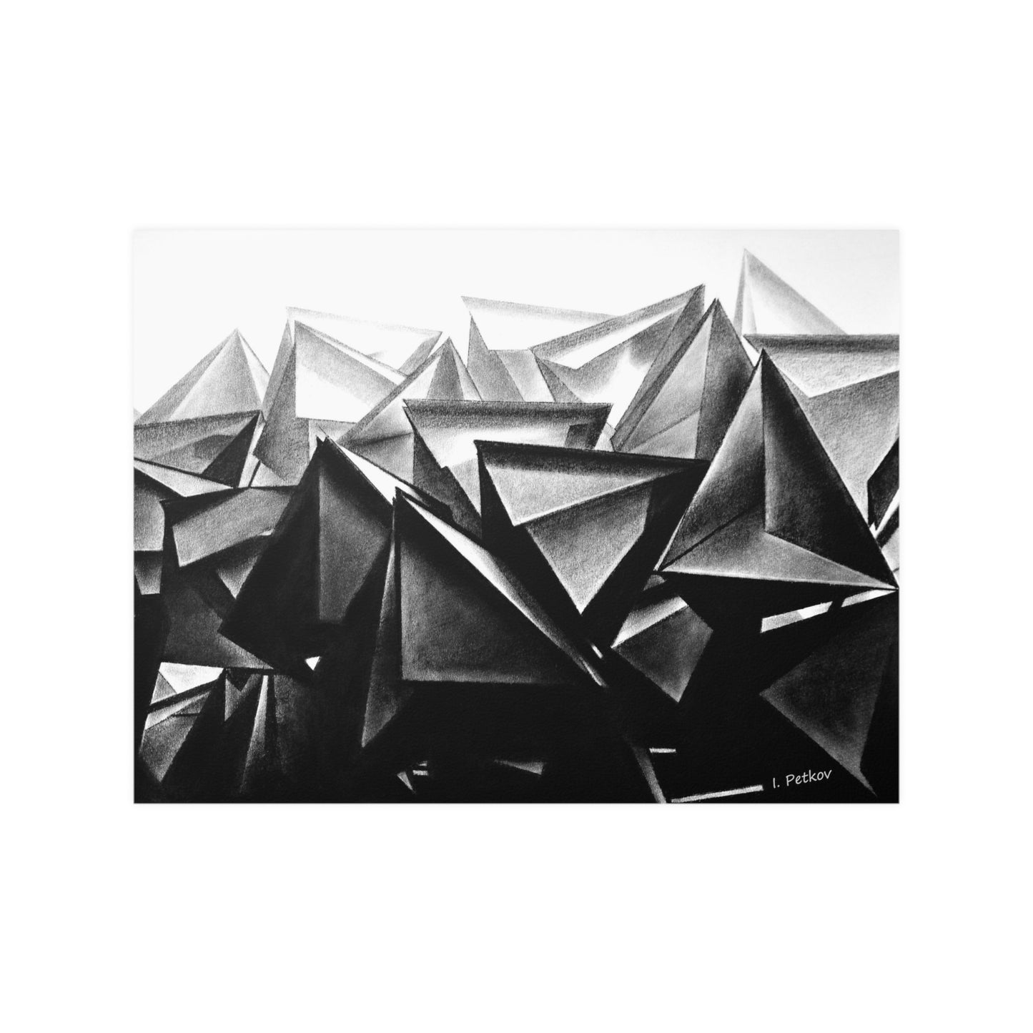 A Structure Rises - Unframed Satin Poster Print