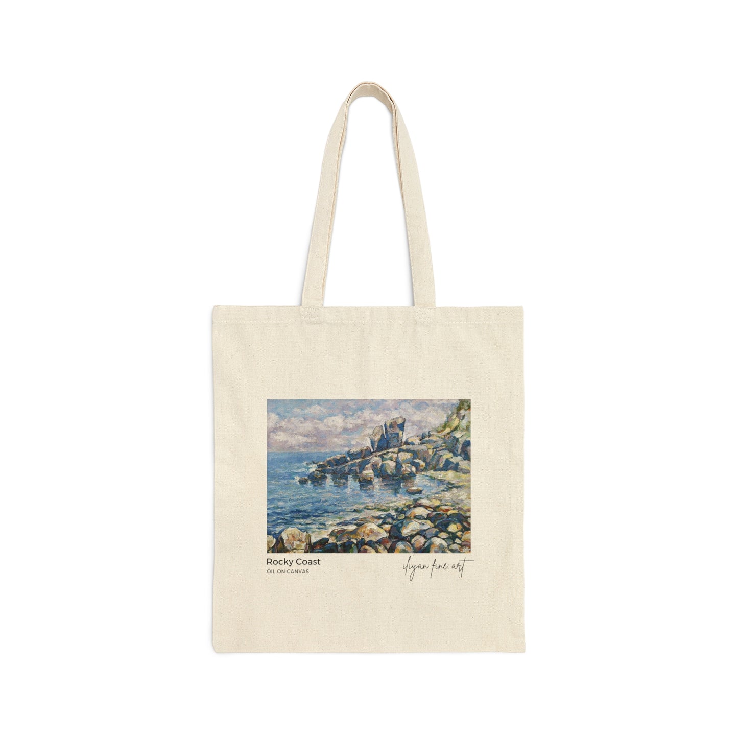 Canvas Tote Bag - Rocky Coast