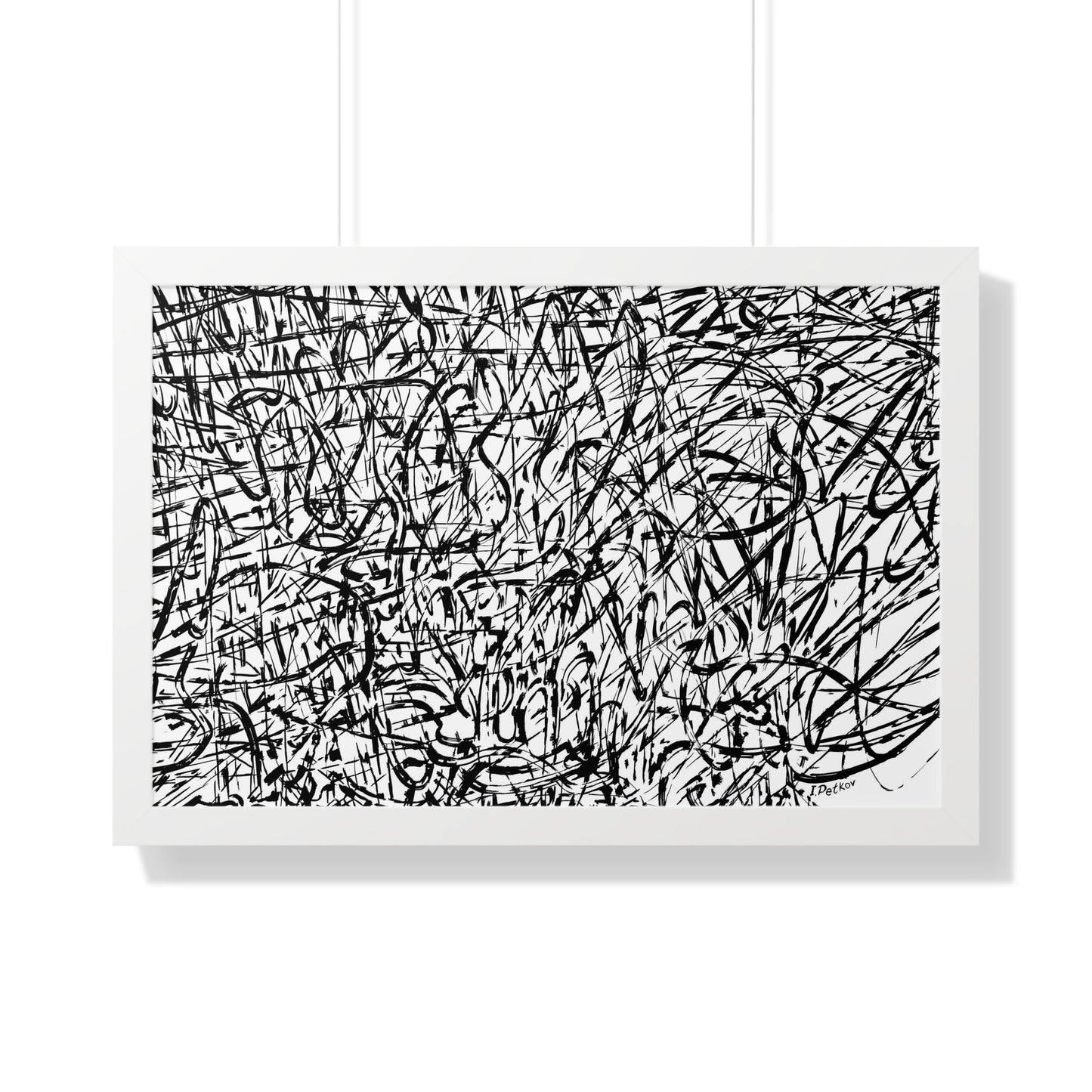 The Last Letter of Suleiman III - Framed Satin Poster Print