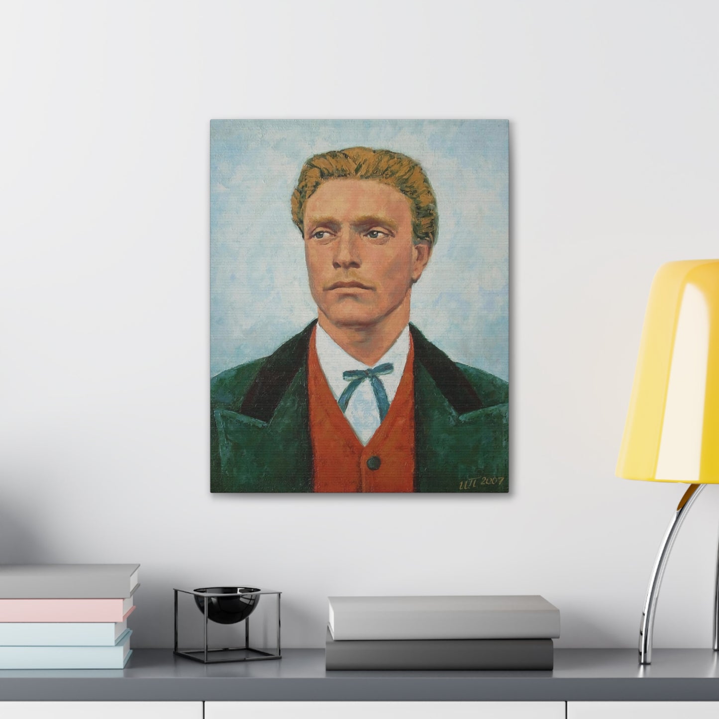 Portrait of Vasil Levski - Canvas Print