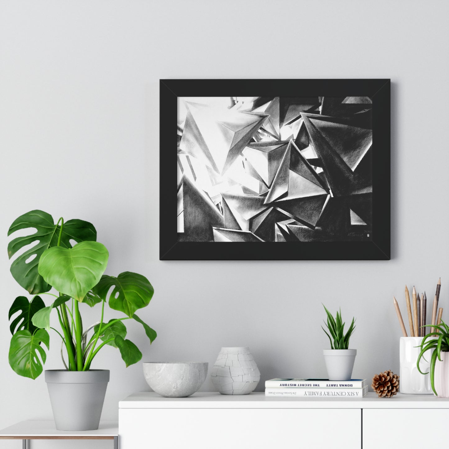 Structure Invasion - Framed Poster Print