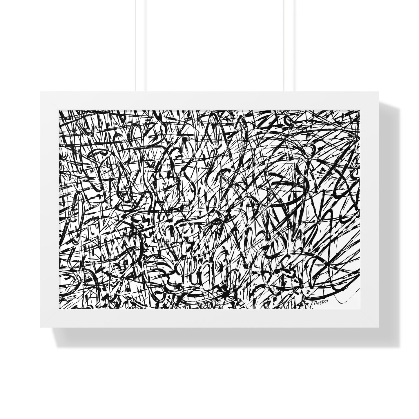 The Last Letter of Suleiman III - Framed Satin Poster Print
