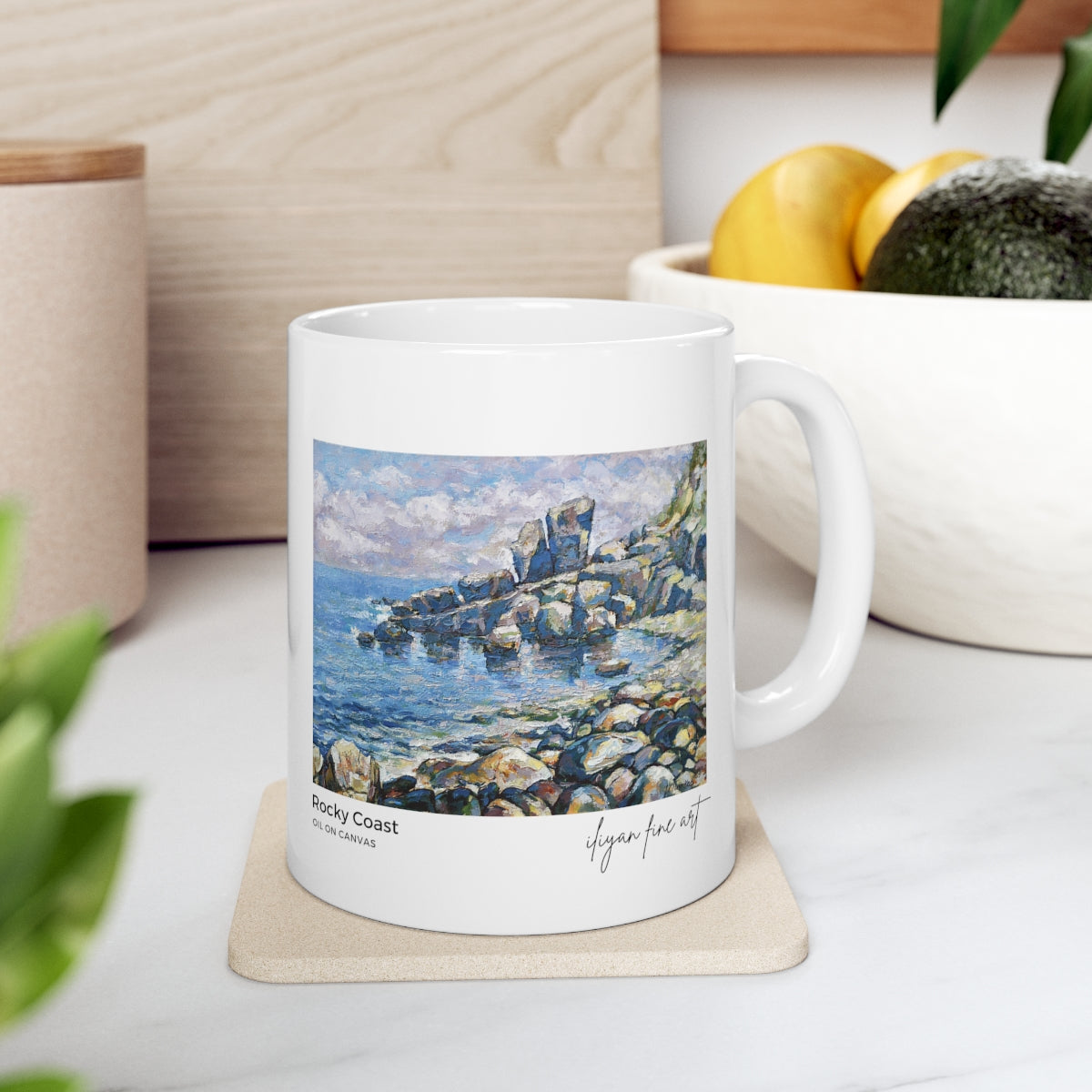 Ceramic Mug 11oz - Rocky Beach