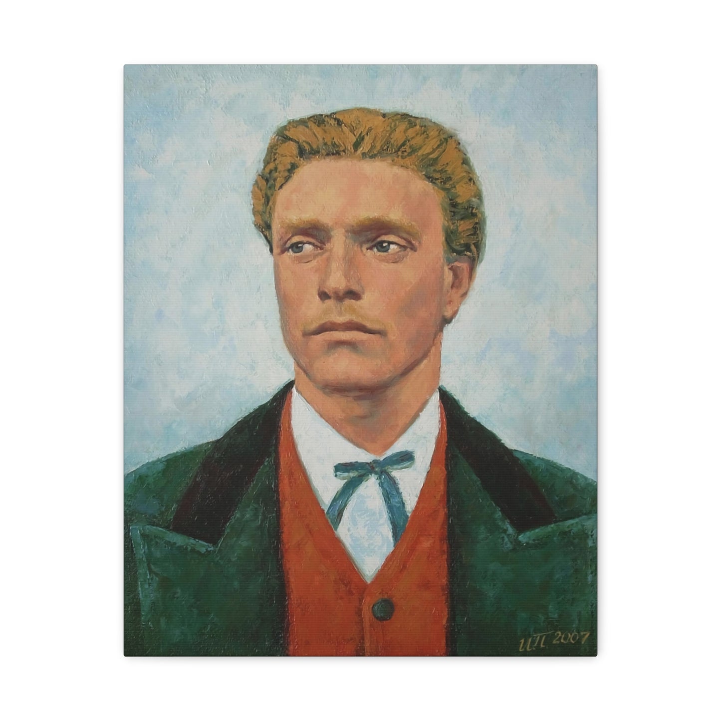 Portrait of Vasil Levski - Canvas Print