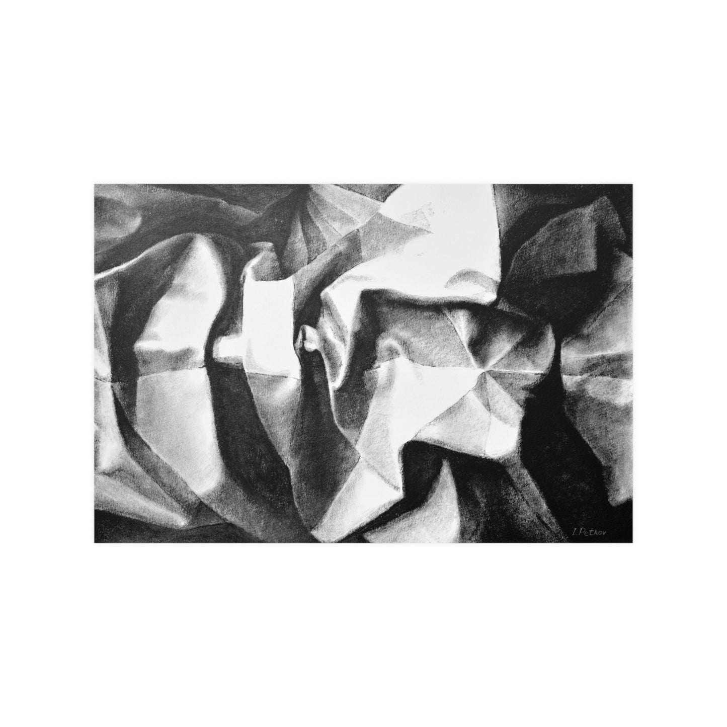 Folding Structure II - Unframed Satin Poster Print