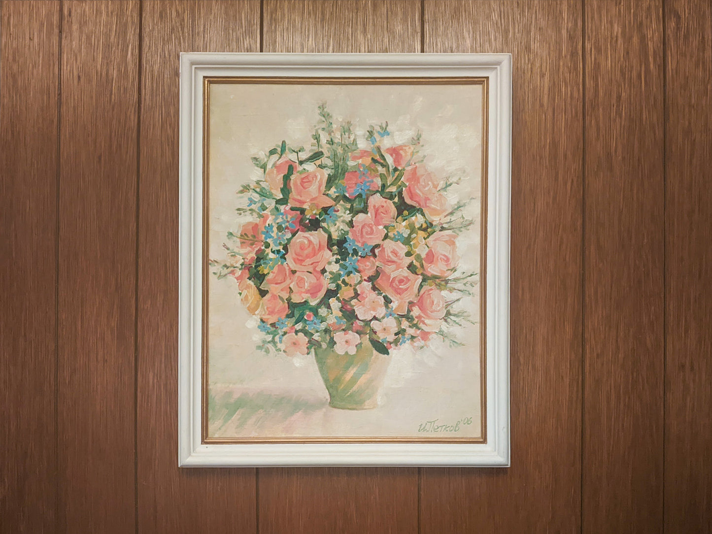 Still Life with Roses - Original Oil Painting