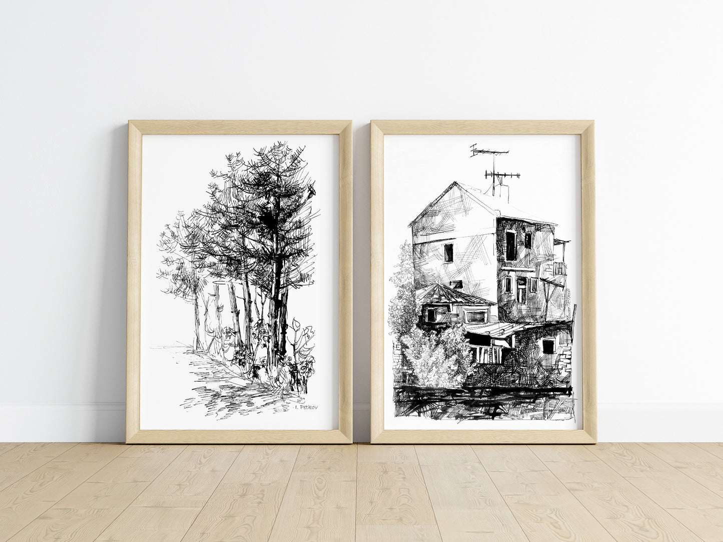 Pine Trees - Unframed Satin Poster Print