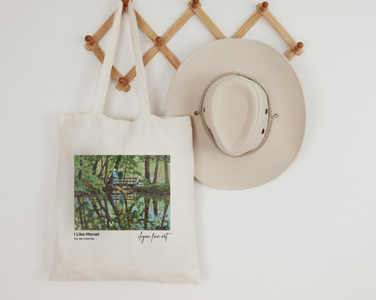 Canvas Tote Bag - I like Monet