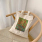 Canvas Tote Bag - Poppies and Traverses I