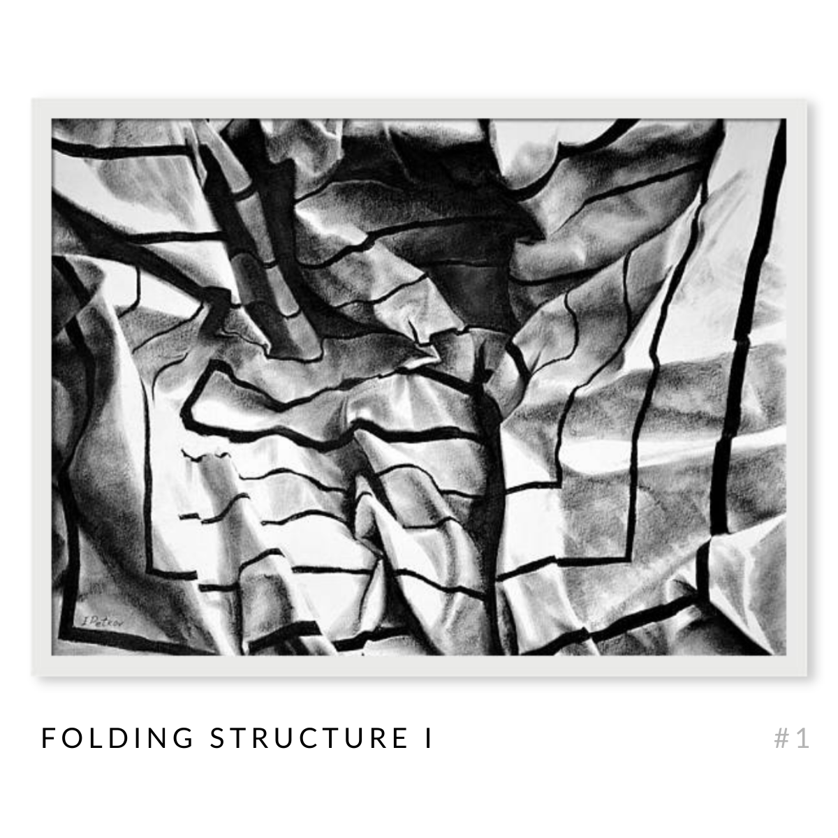 The Structures - Complete Art Series - Set of 17 Black and White Artworks