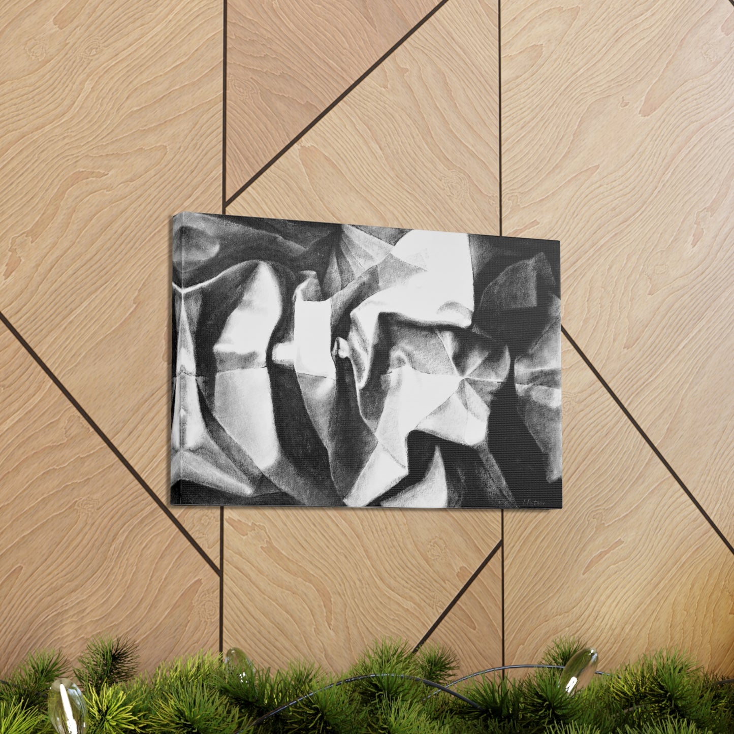 Folding Structure II - Canvas Print