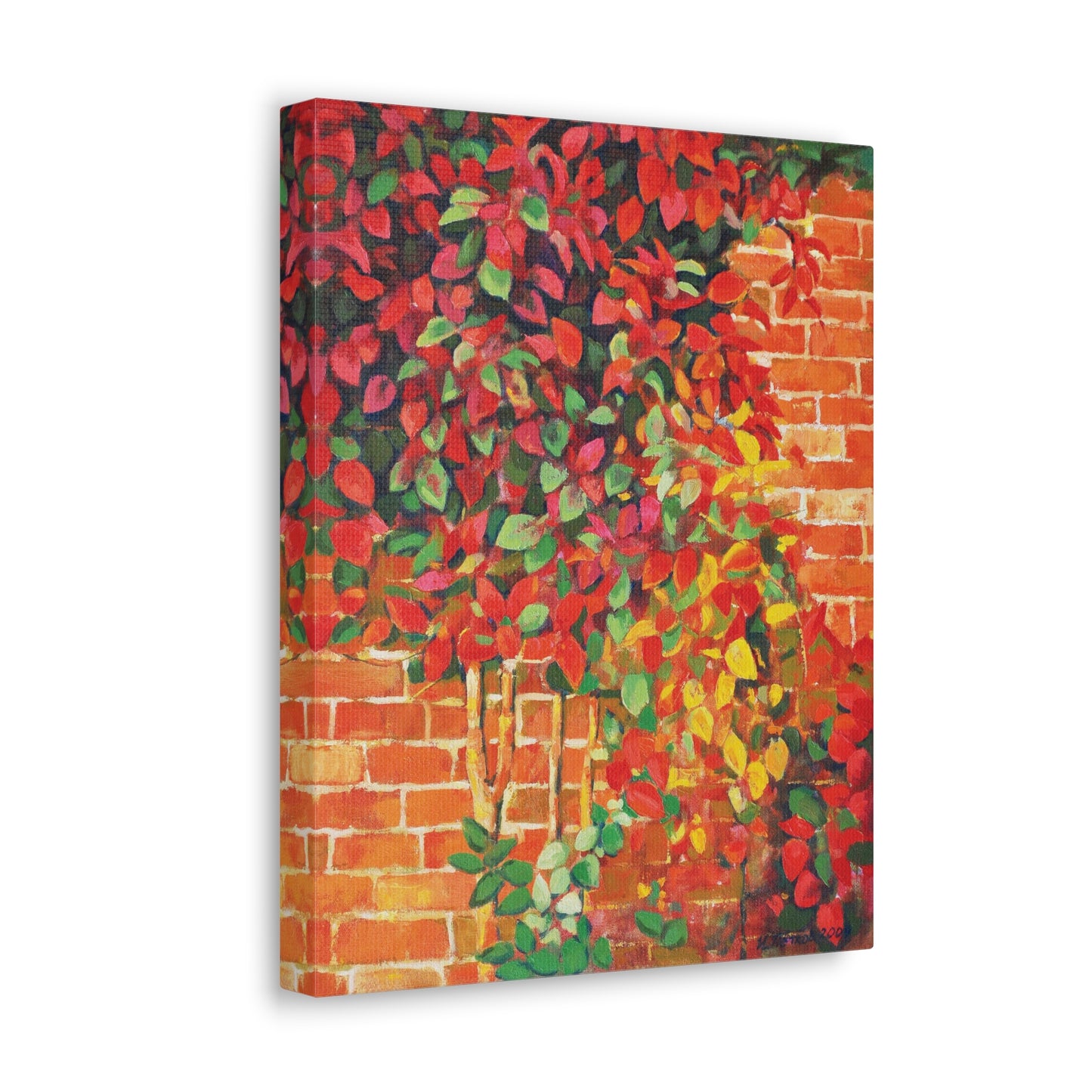 Autumn Impression on the Wall - Canvas Print