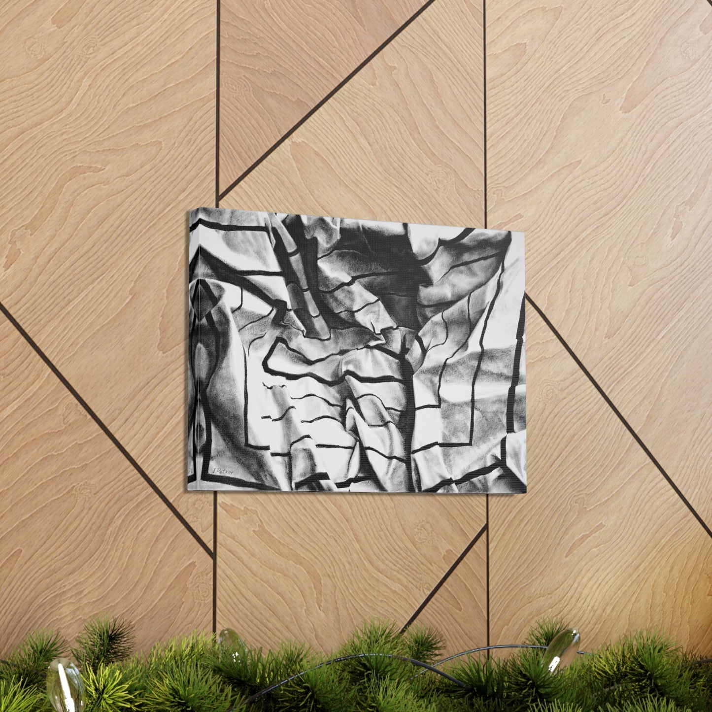 Folding Structure I - Canvas Print