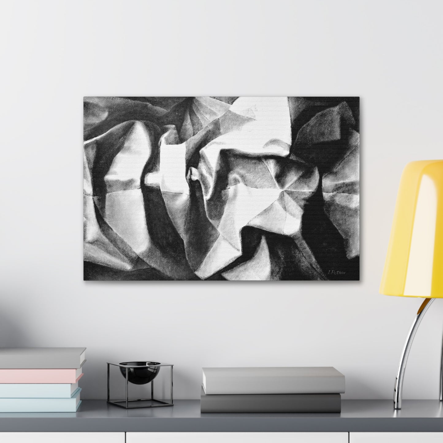 Folding Structure II - Canvas Print