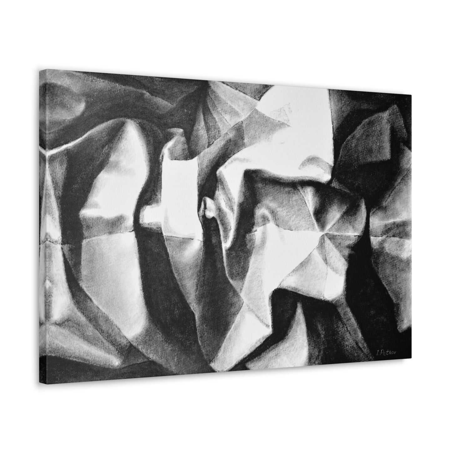 Folding Structure II - Canvas Print