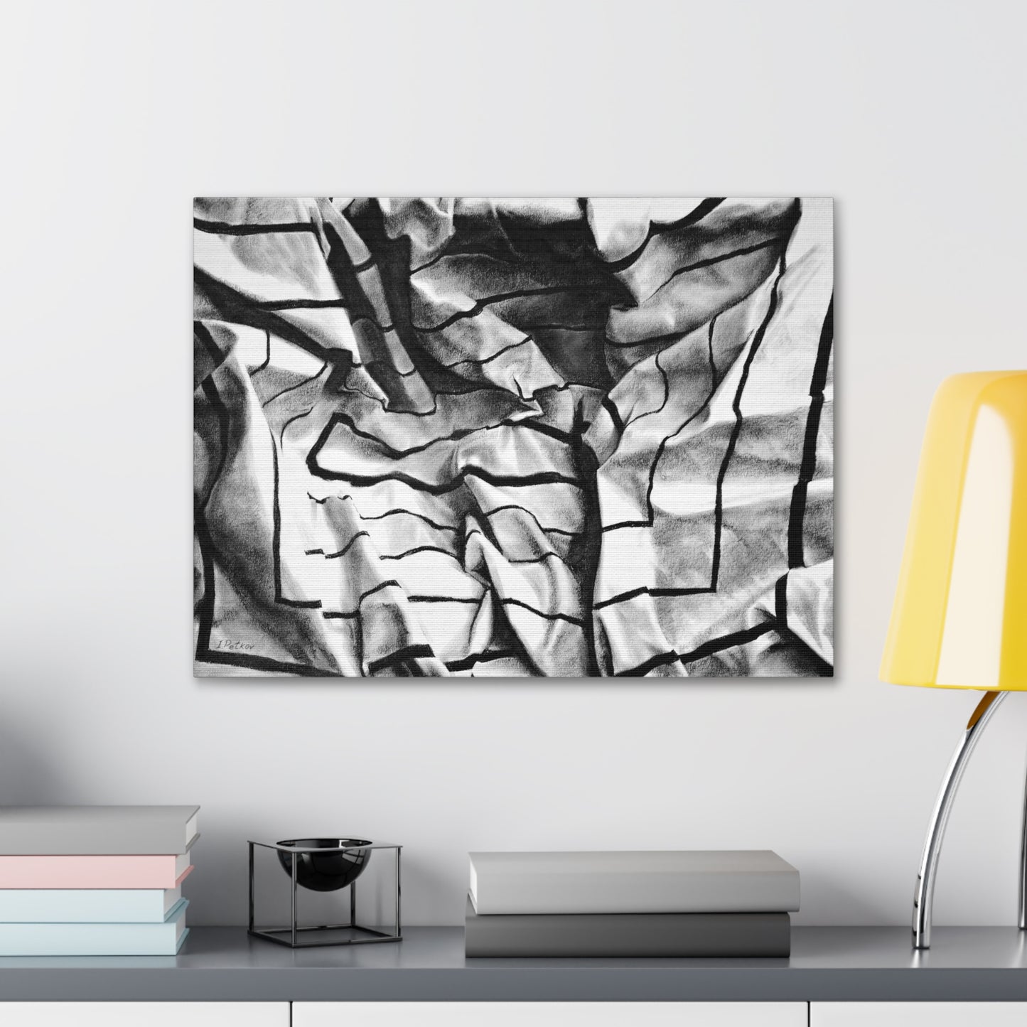 Folding Structure I - Canvas Print