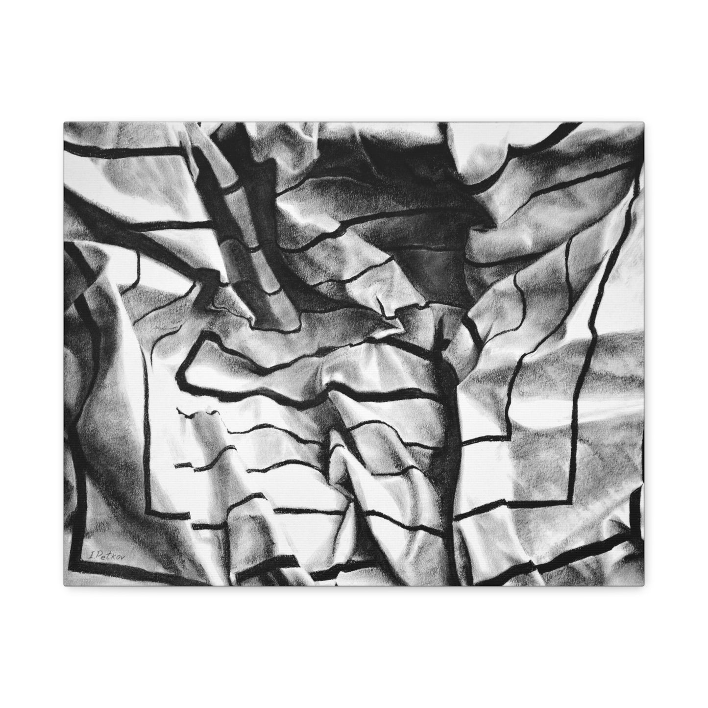 Folding Structure I - Canvas Print