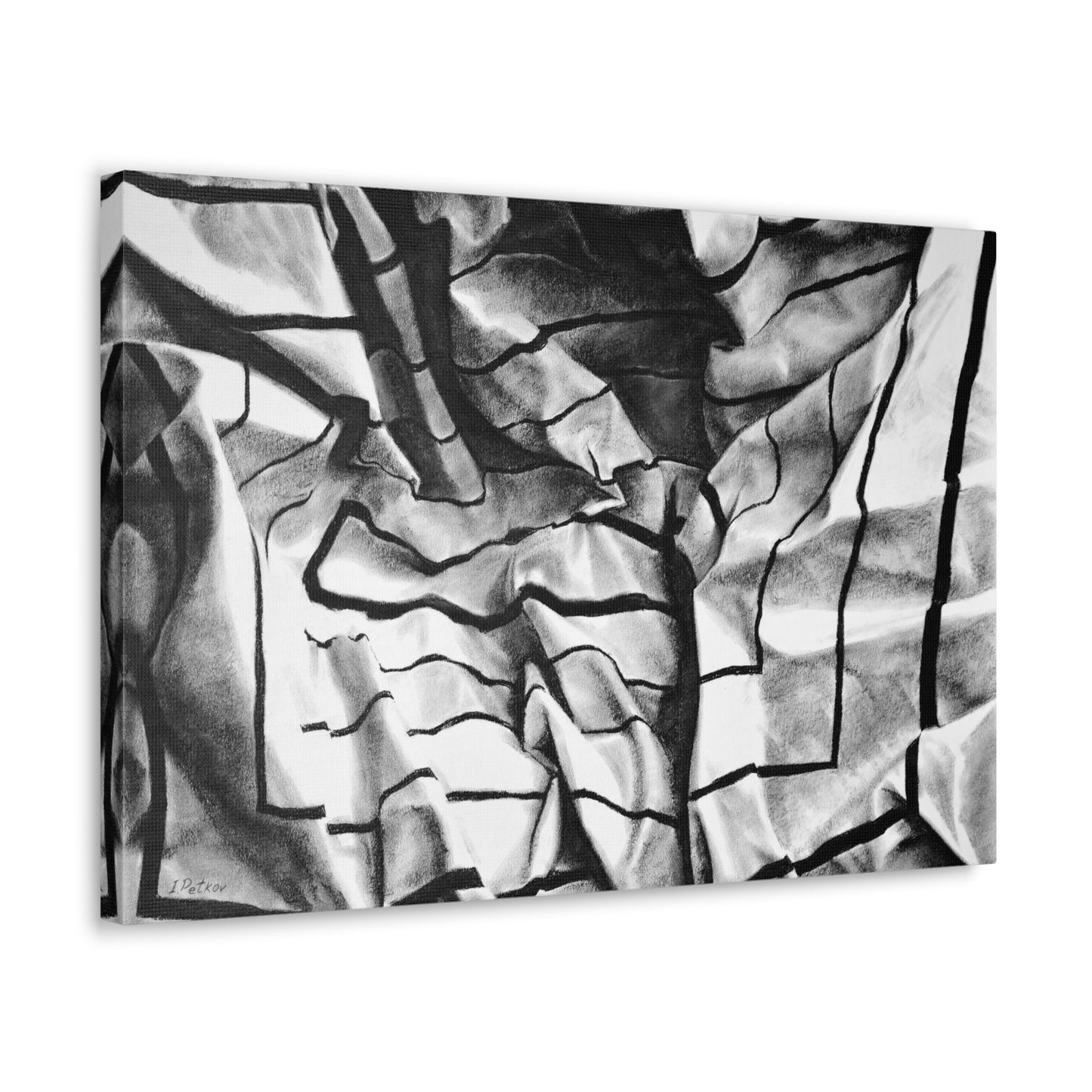 Folding Structure I - Canvas Print