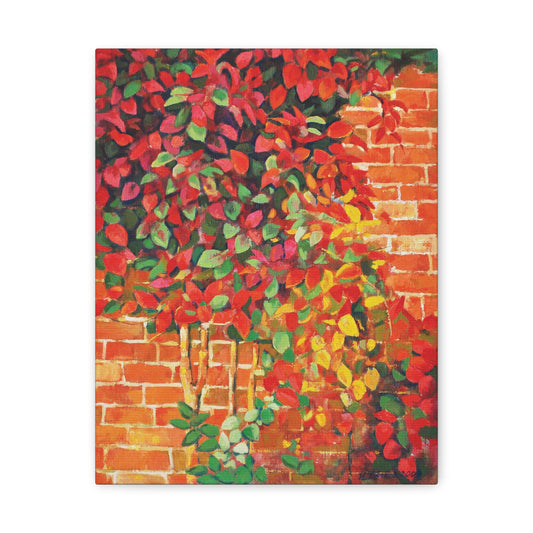 Autumn Impression on the Wall - Canvas Print