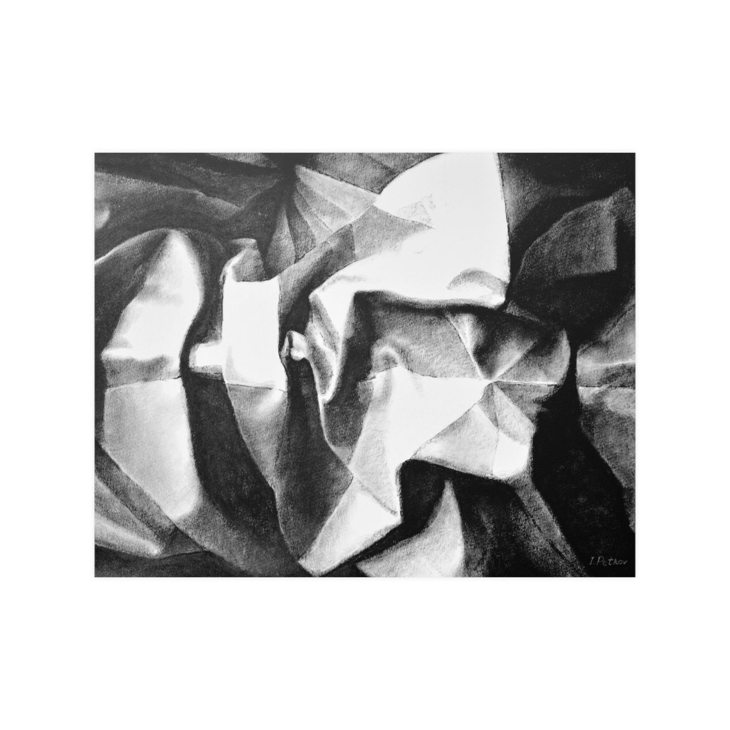 Folding Structure II - Unframed Satin Poster Print