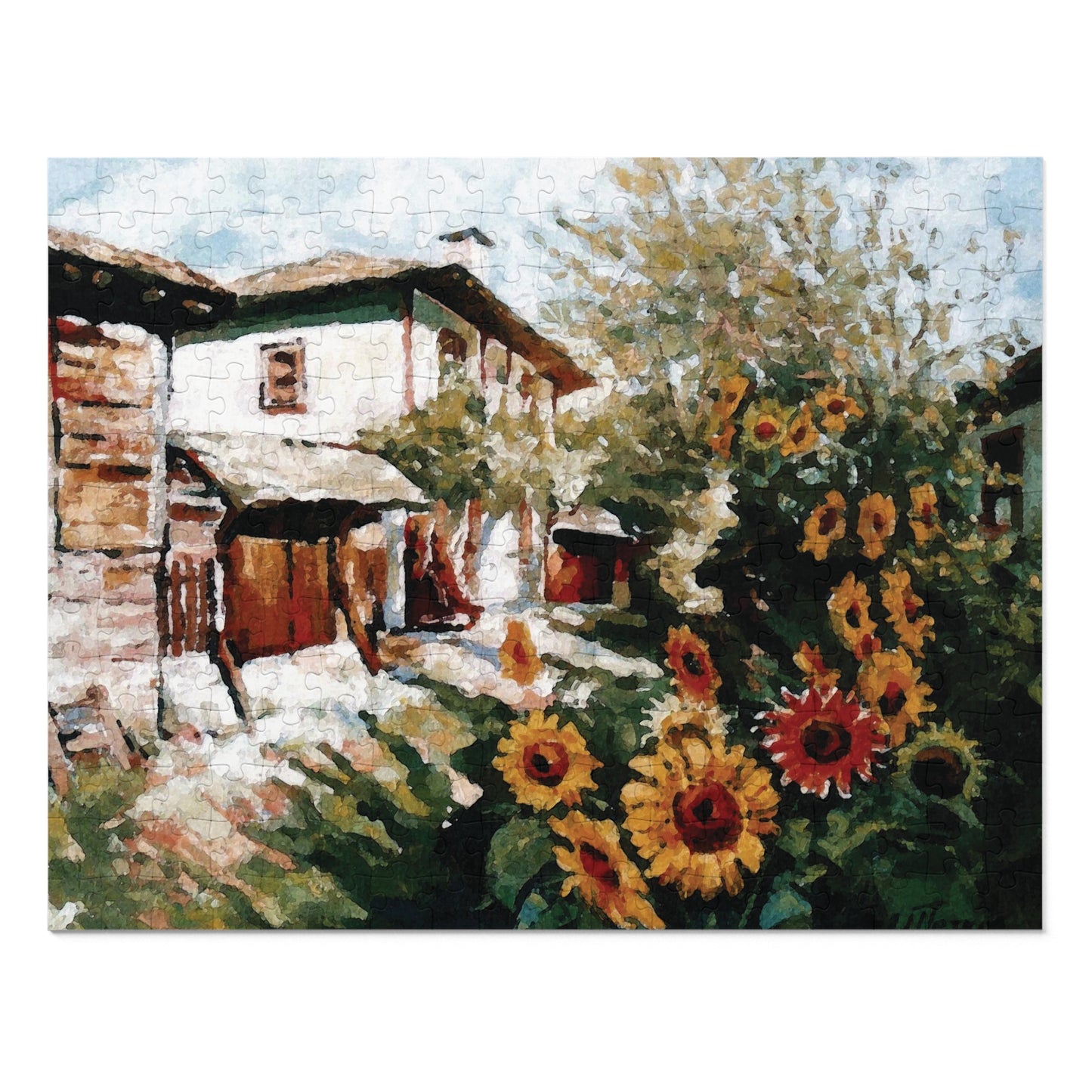 Jigsaw Puzzle - A Village in Summer