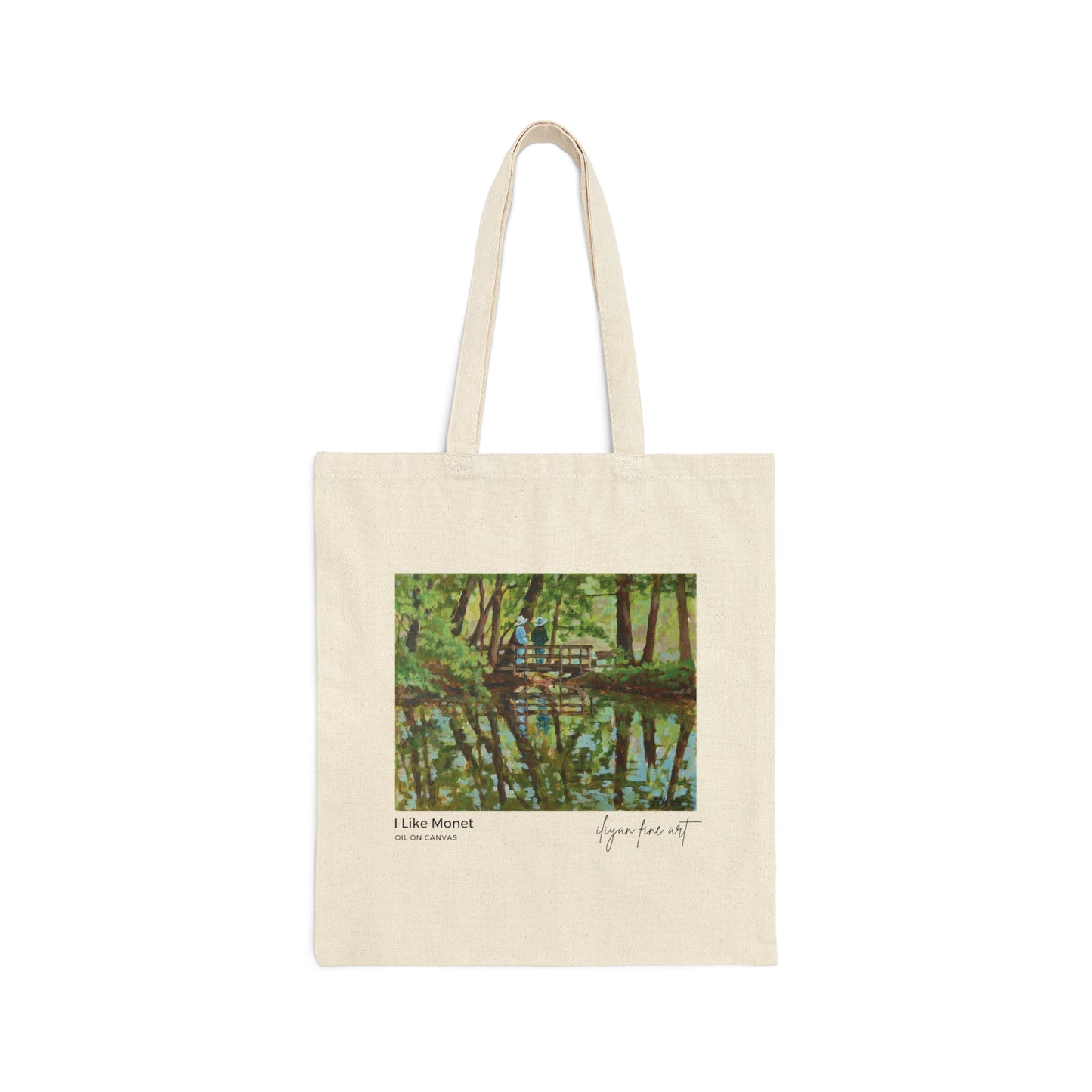 Canvas Tote Bag - I like Monet