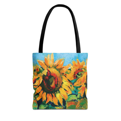 Sunflower Artwork Print Tote Bag