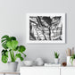 Folding Structure I - Framed Poster Print, Wall Art, Charcoal, Abstract Black and White Decor