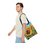 Sunflower Artwork Print Tote Bag