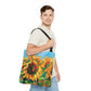 Sunflower Artwork Print Tote Bag