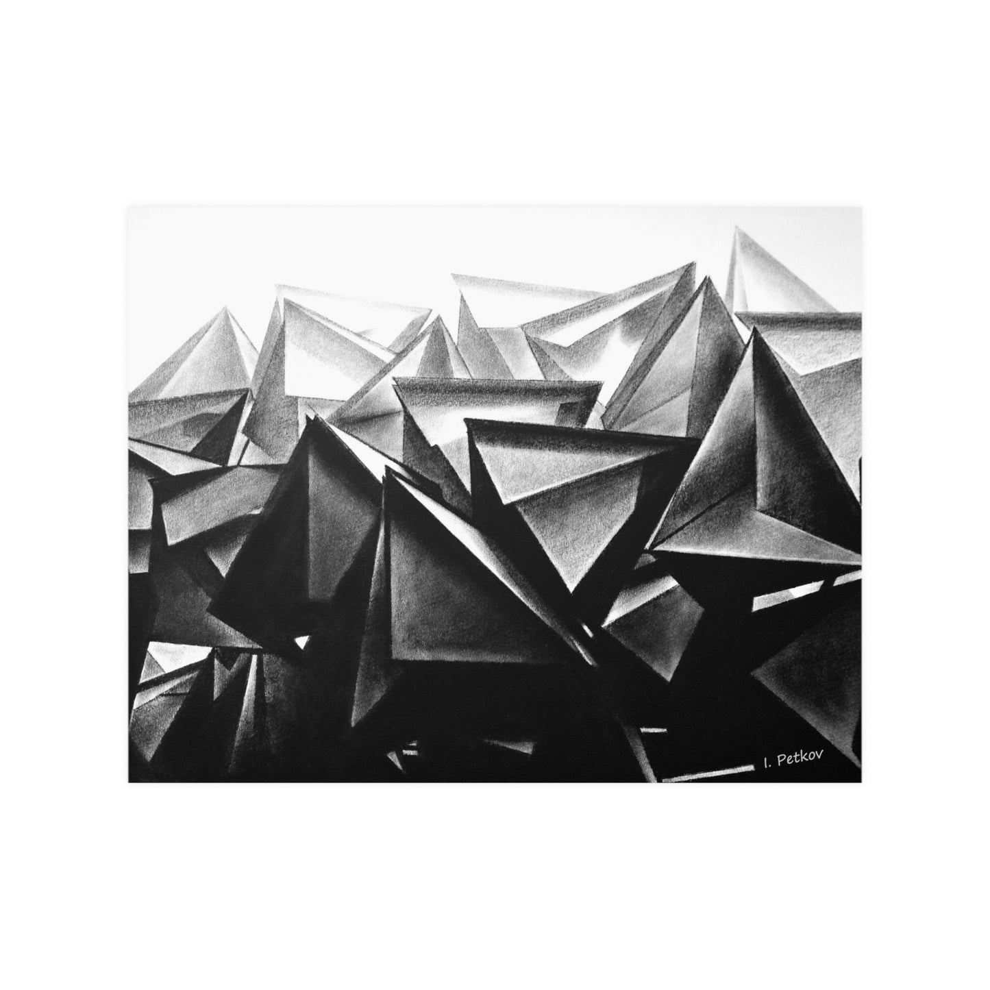 A Structure Rises - Unframed Satin Poster Print