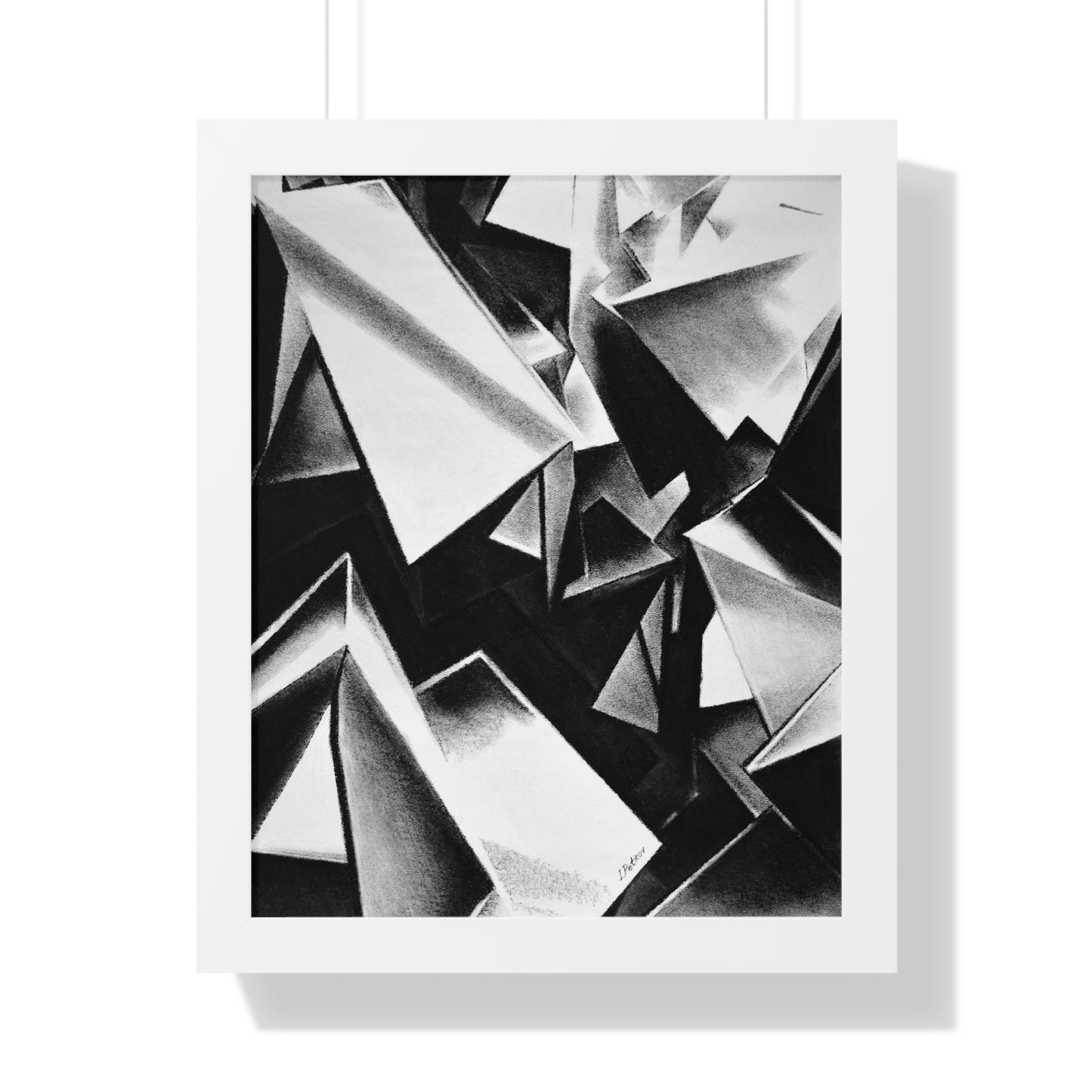 Chaotic Structure - Framed Poster Print