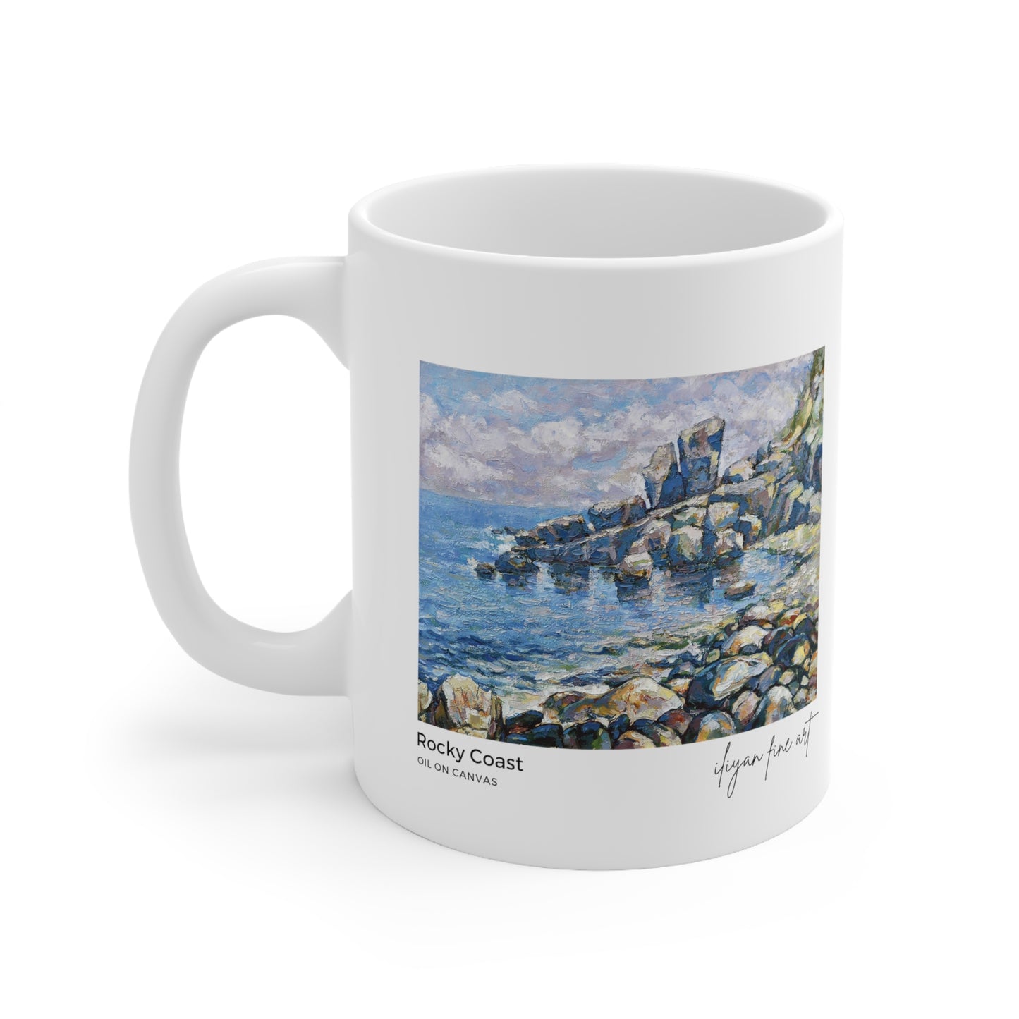 Ceramic Mug 11oz - Rocky Beach